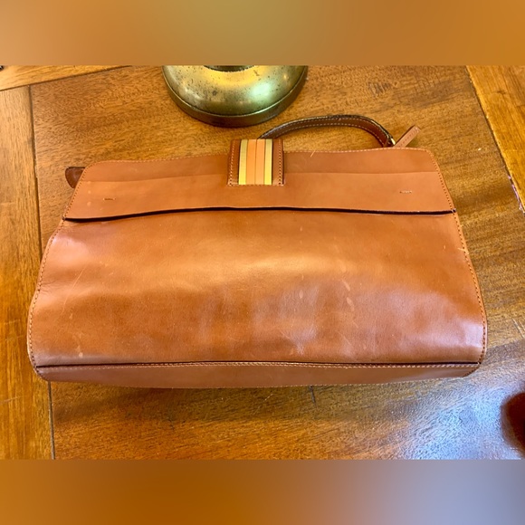 Tre Vero brown leather shoulder purse - Picture 6 of 12